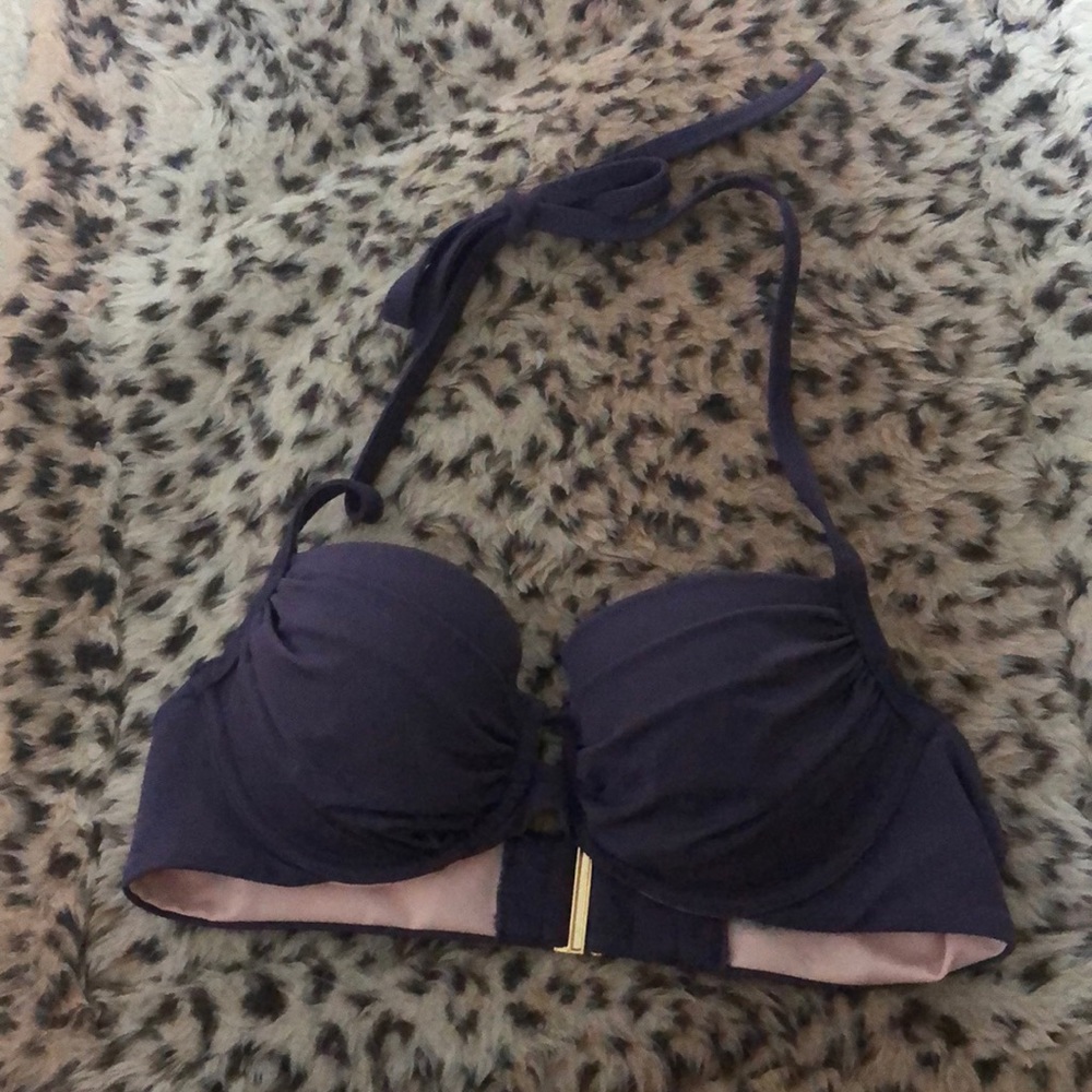 NWOT Victoria’s Secret ruched demi halter - 34B